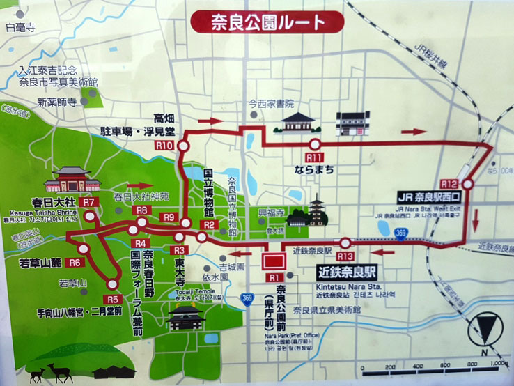 奈良公園地圖